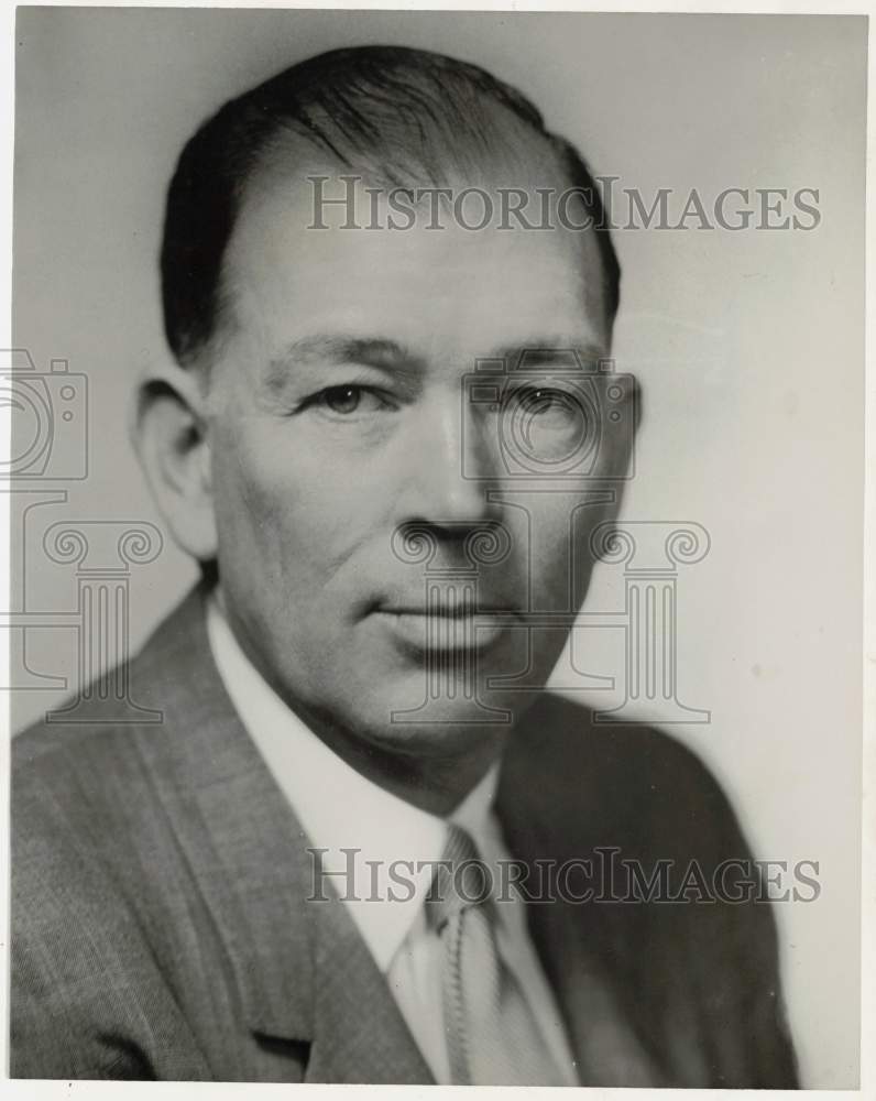 Press Photo A.W. Tarkington, Continental Oil Company Vice President - hpa16904- Historic Images