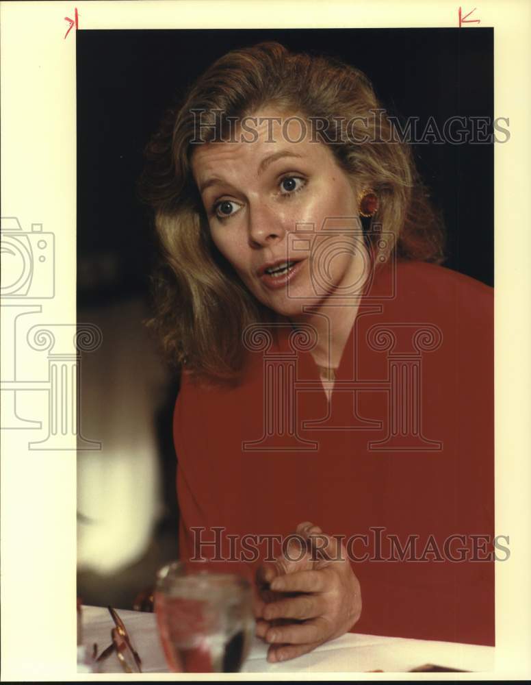 1990 Press Photo Peggy Noonan, Speech Writer for President Bush - hpa17290- Historic Images