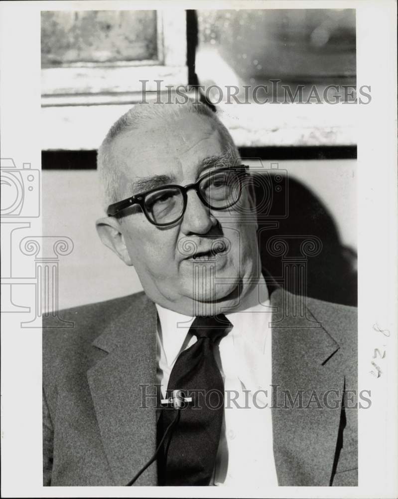 1981 Press Photo Texas A&amp;M Regent Chairman Harvey Roberts Bright, Dallas, Texas- Historic Images