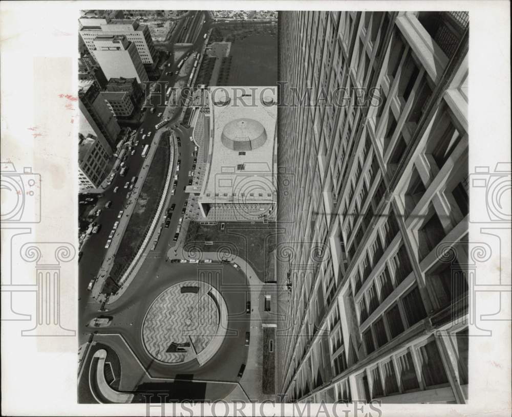 1960 Press Photo View From Top of United Nations Secretariat Building