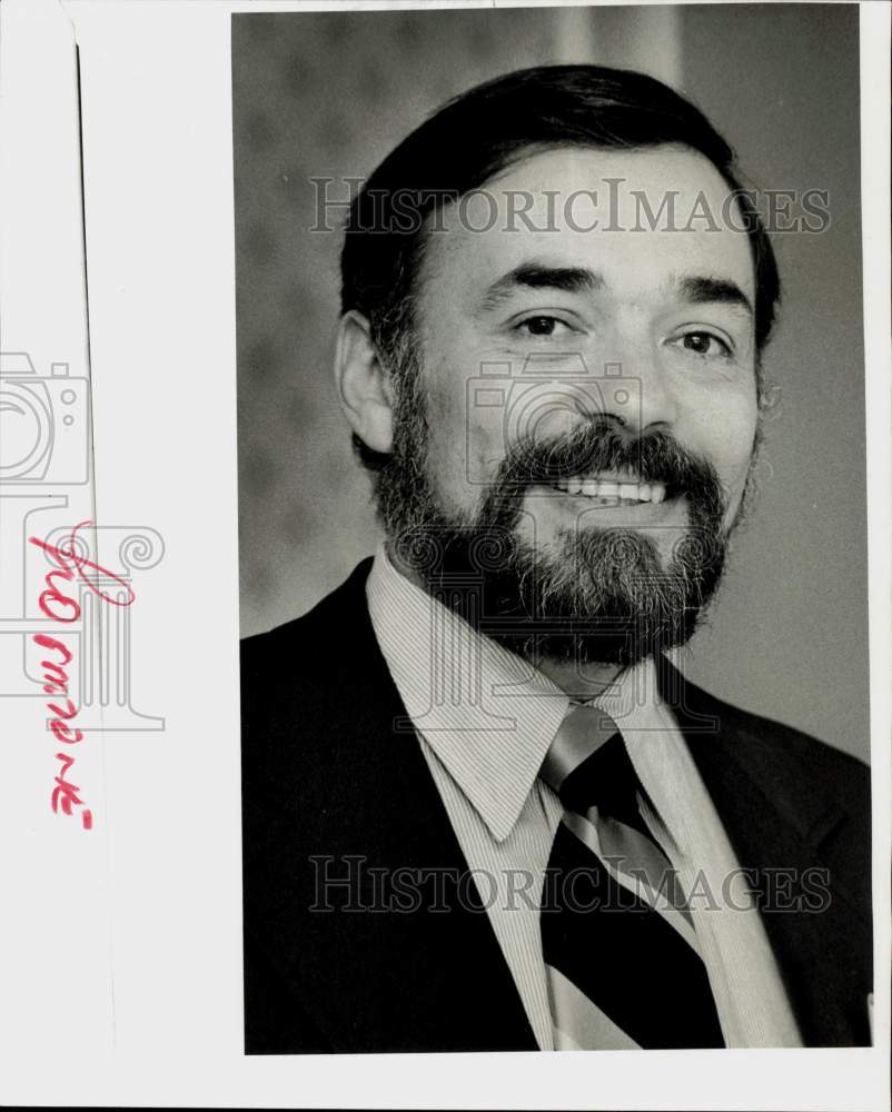 1977 Press Photo Dr. Allan L. Goldstein of Galveston, Biochemist - hpa47326