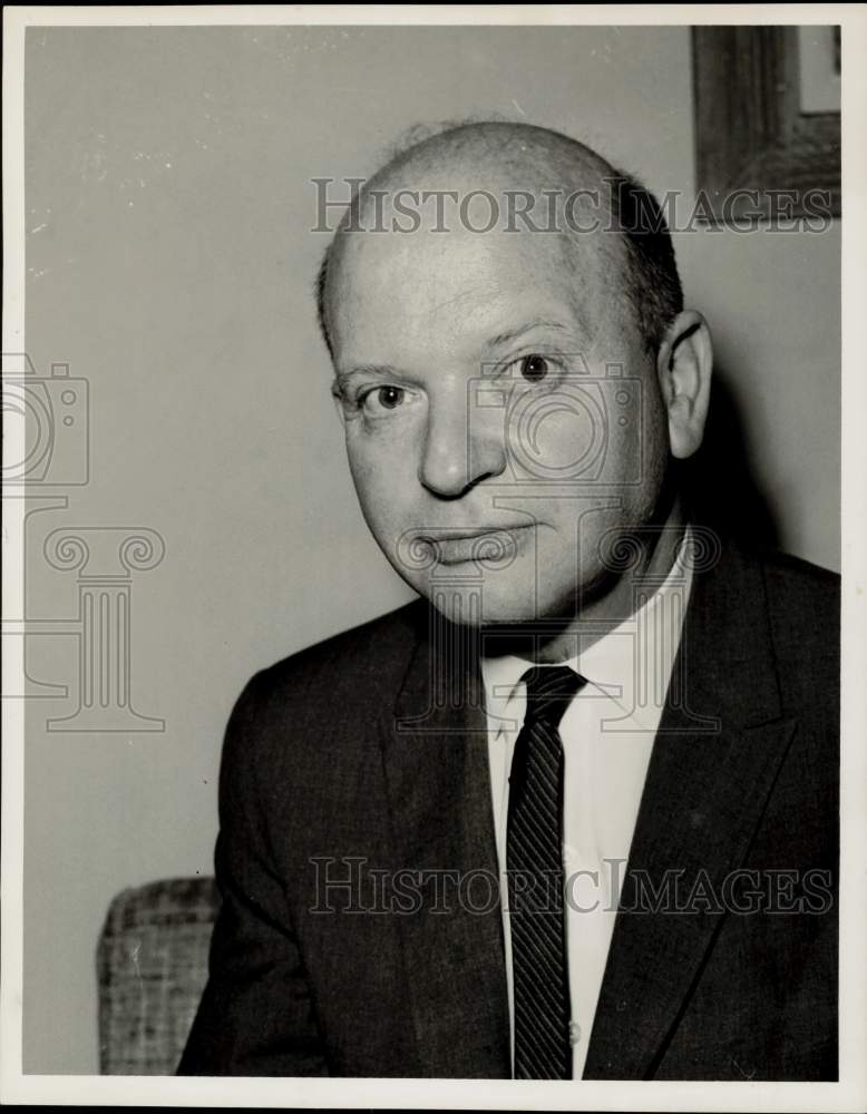 1962 Press Photo Dr. Franz Brotzen, Material Science Professor at Rice, Houston- Historic Images