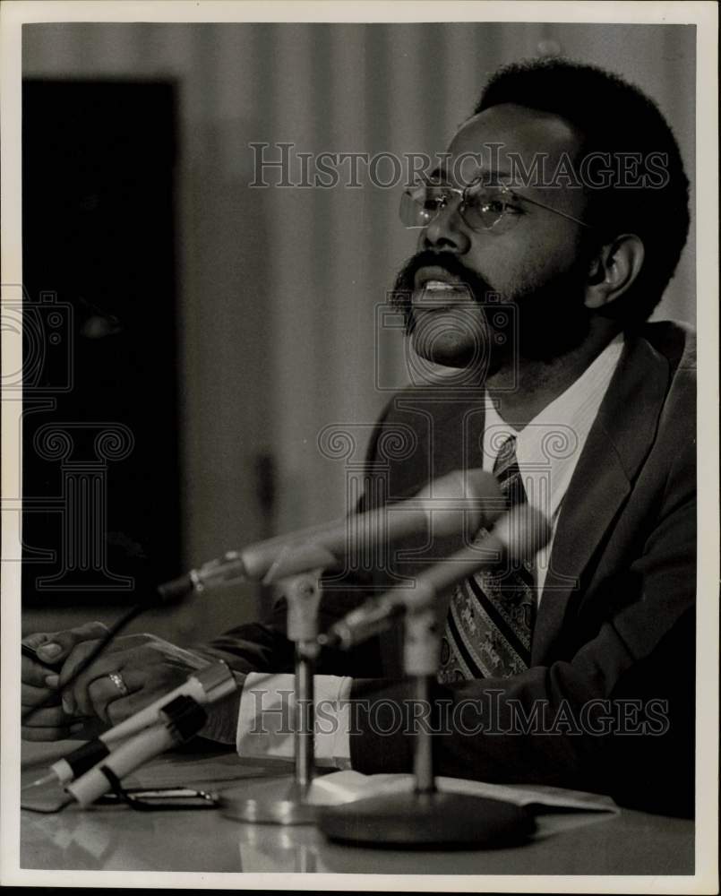 1972 Press Photo Craig A. Washington, Candidate for Texas Legislature