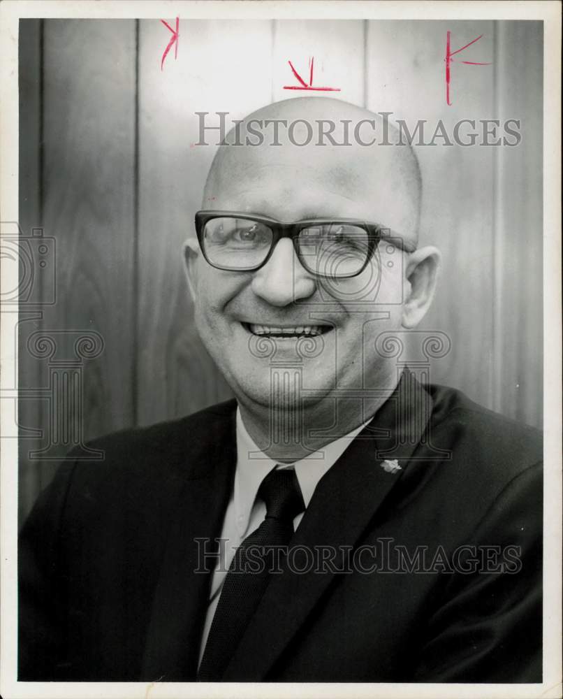 1968 Press Photo Edward Whittenburg, Democratic candidate for Texas Governor.- Historic Images