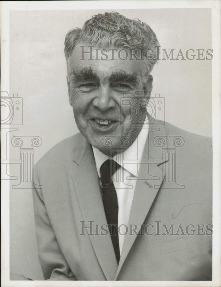 1963 Press Photo George Woodcock, Trades Union Congress General Secretary- Historic Images