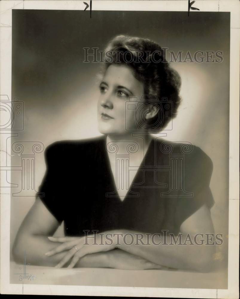 1955 Press Photo Jewel Gibson, author of &quot;Black Gold.&quot; - hpa56604- Historic Images