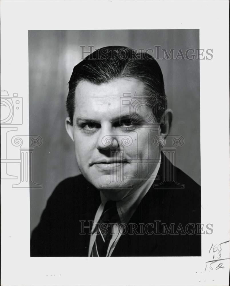 1968 Press Photo Harrell Blackshear, Citizens State Bank President. - hpa56794- Historic Images