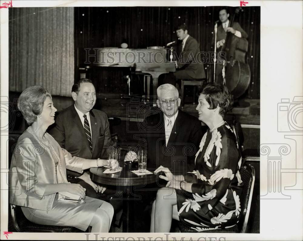 1967 Press Photo Ray Bullocks and A.C. Lederers at Hotel Tropicana. - hpa57494- Historic Images