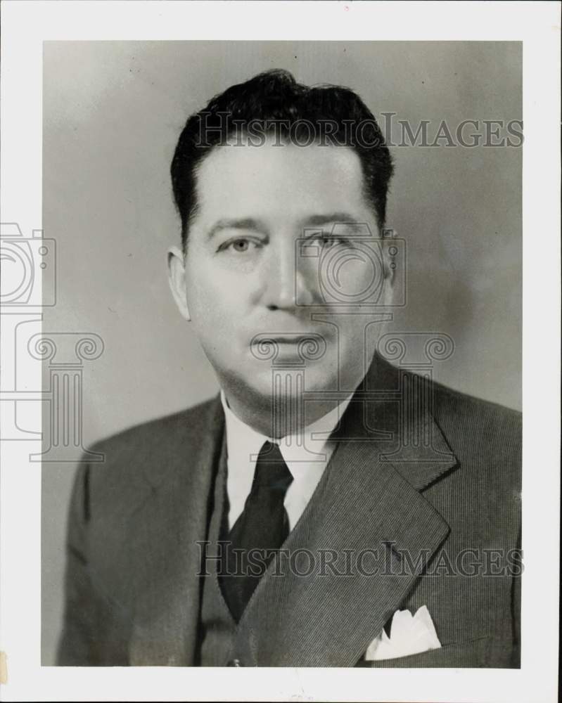 1962 Press Photo Wayne Greene, Houston&#39;s International Harvester Co. manager- Historic Images