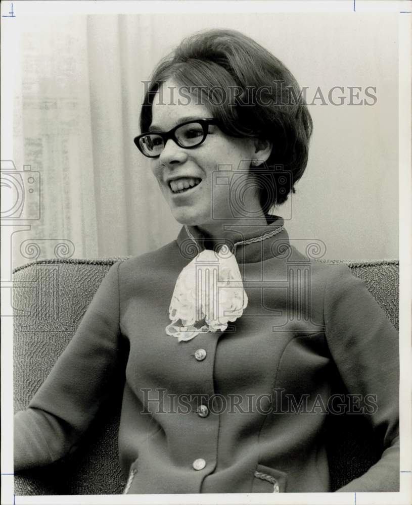 1970 Press Photo Mary Frances Albert, daughter of Carl Albert of Oklahoma.- Historic Images