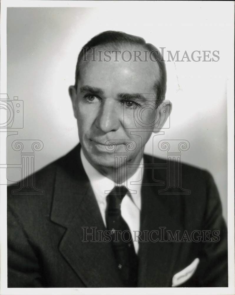 1957 Press Photo W.G. Bell, Southern Pacific real estate manager. - hpa58219- Historic Images