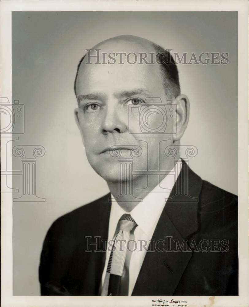 1955 Press Photo J.B. Cookenboo, Houston Natural Gas Vice President &amp; Treasurer.- Historic Images