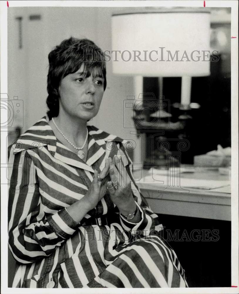 1972 Press Photo Shirley Wolfer, founder of Houston&#39;s Widowed Incorporated.