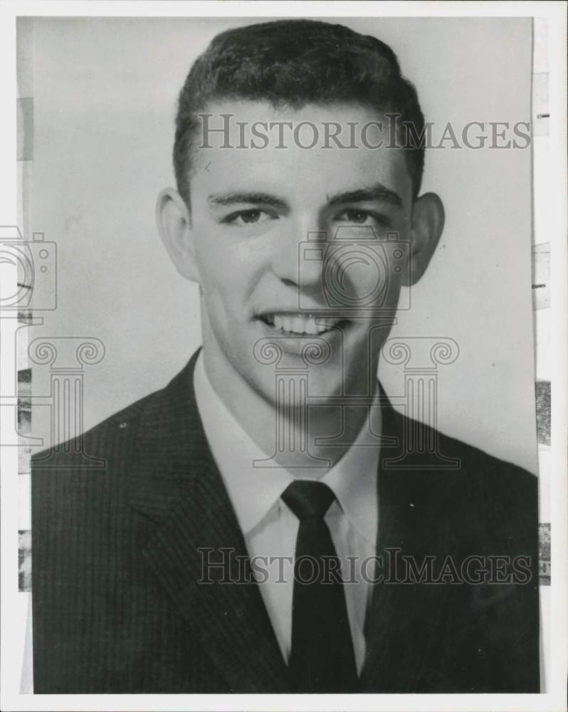 1964 Press Photo Frank Lloyd Dent, Rice Institute student - hpa58895- Historic Images