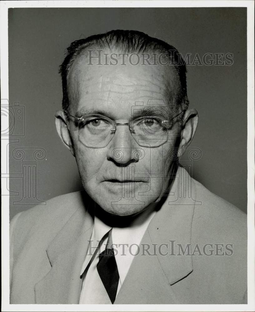 1955 Press Photo B.W. Keeland, president of B.W. Keeland Company. - hpa59559- Historic Images