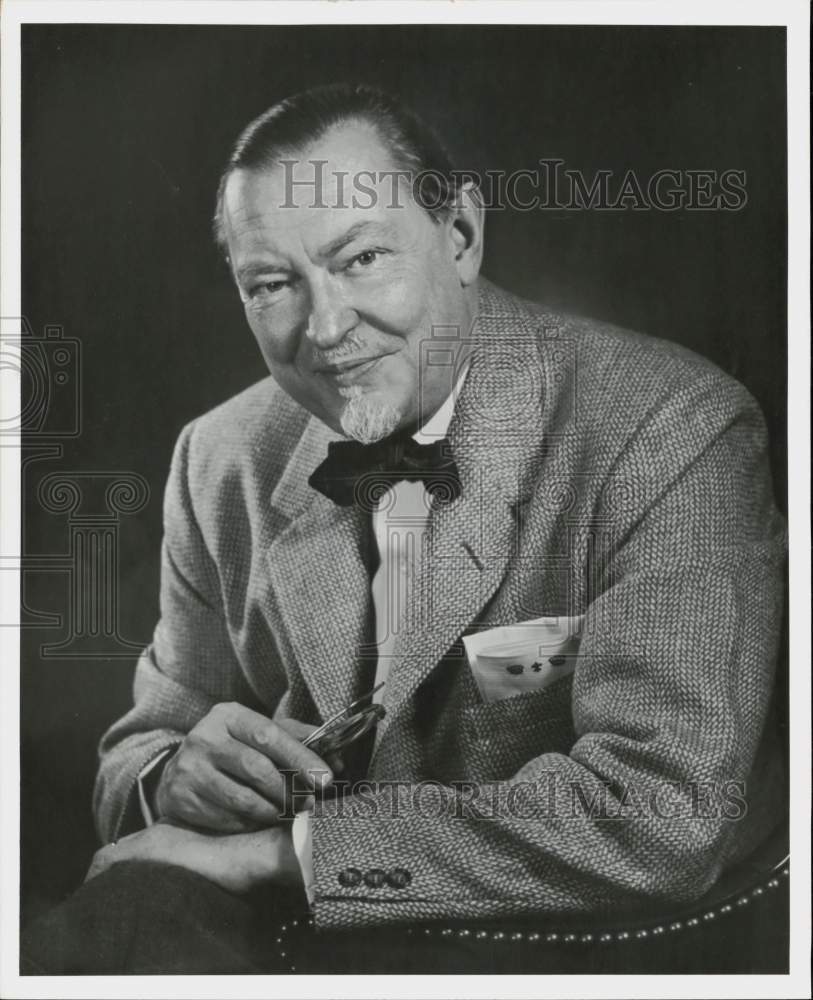 1957 Press Photo Dr. Howard Hanson, University of Rochester Eastman music school- Historic Images