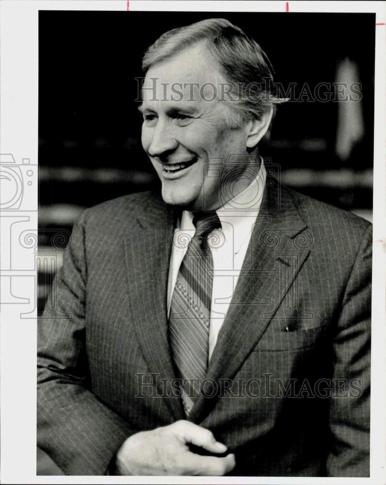 1984 Press Photo Reverend Lester Collins, Tallowood Baptist Church pastor.- Historic Images