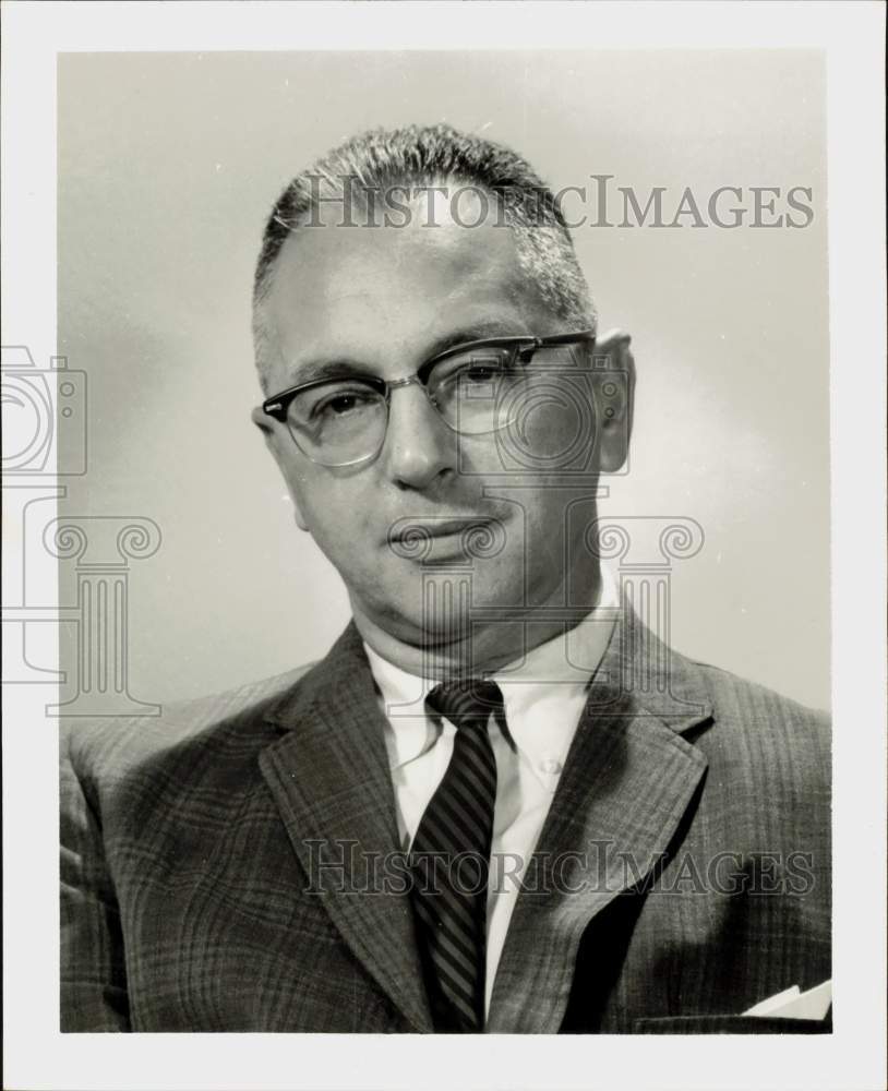 1963 Press Photo Abe Krell, Reliance Chemicals Corporation President - hpa60202- Historic Images