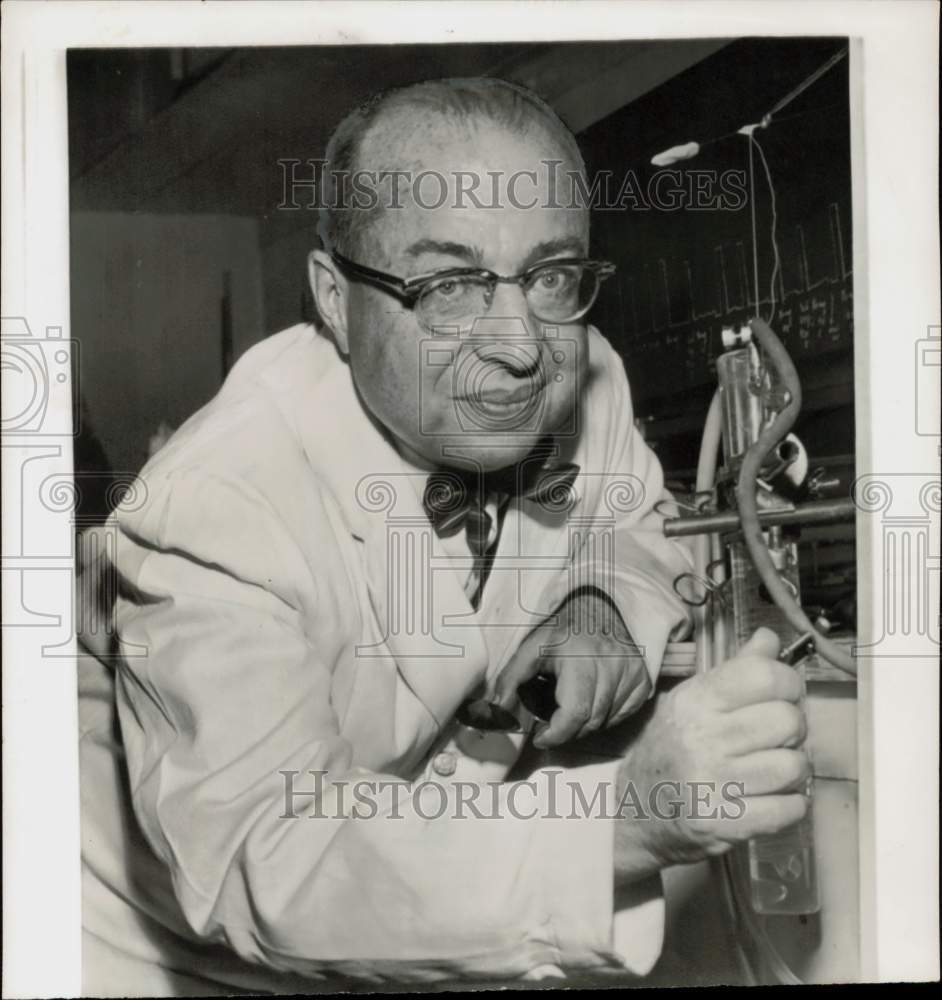 1962 Press Photo Dr. Theodore Koppanyi of Georgetown School of Medicine research- Historic Images