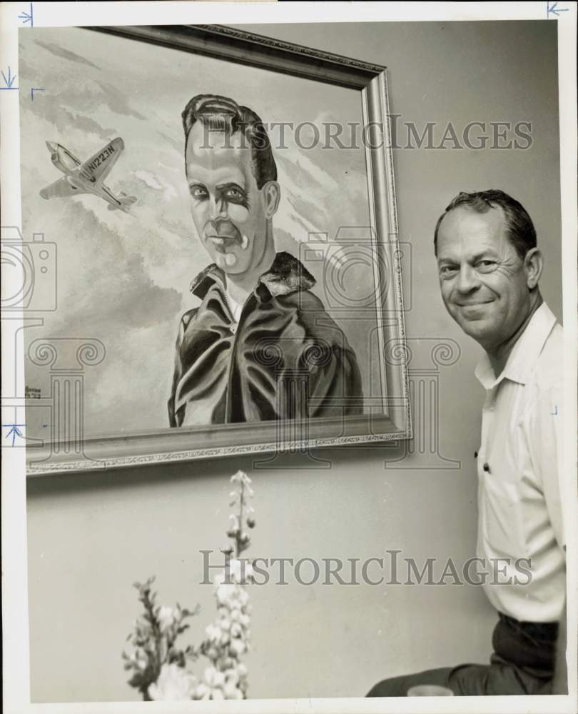 1968 Press Photo Eugene Kooser, operator of World Weather views portrait.- Historic Images