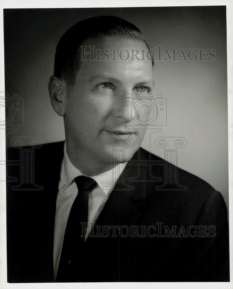 1965 Press Photo Gazexer G. Green, Duncan Foods Marketing Services Director- Historic Images