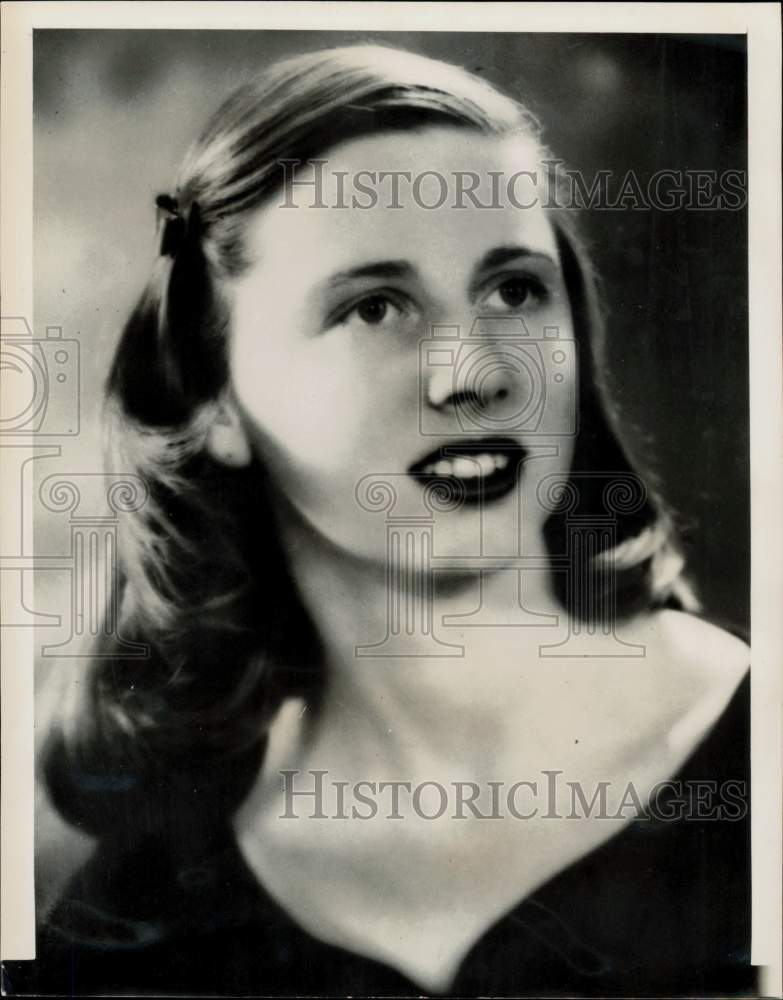 1948 Press Photo Helen King Kleberg announces engagement in south Texas- Historic Images