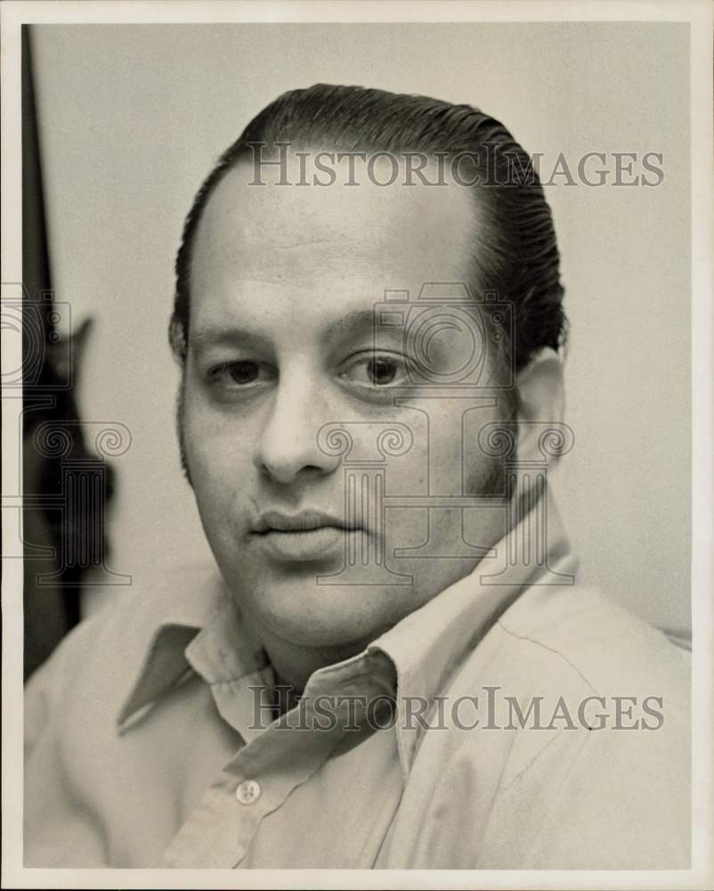 1972 Press Photo Houstonian R.C. Waits, witnessed Managua, Nicaragua earthquake.- Historic Images