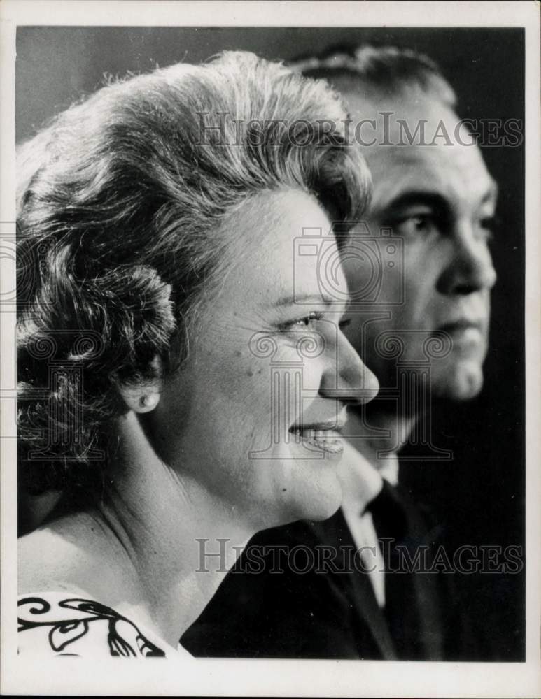 1967 Press Photo Alabama Governor Lurleen Wallace &amp; Husband George - hpa63064- Historic Images