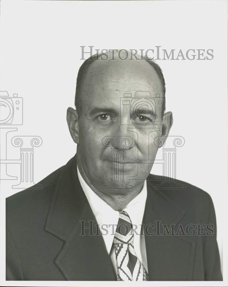 1984 Press Photo Texas Detention Center Warden George Waldron, Huntsville, TX- Historic Images