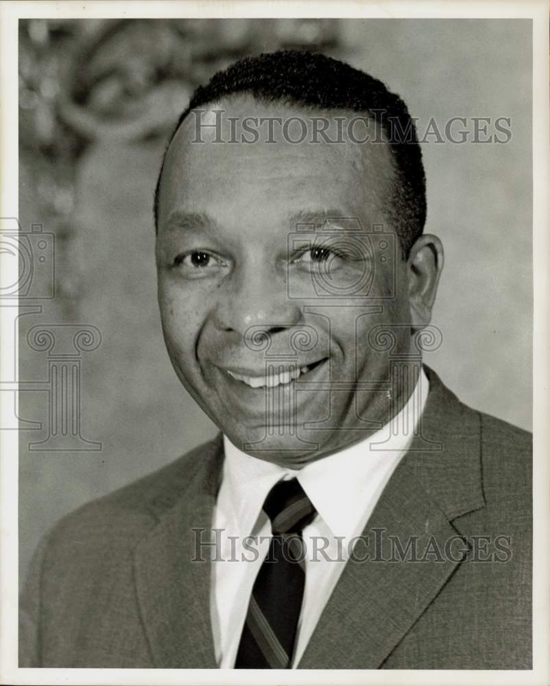 1968 Press Photo Walter Washington, Texas - hpa63113- Historic Images