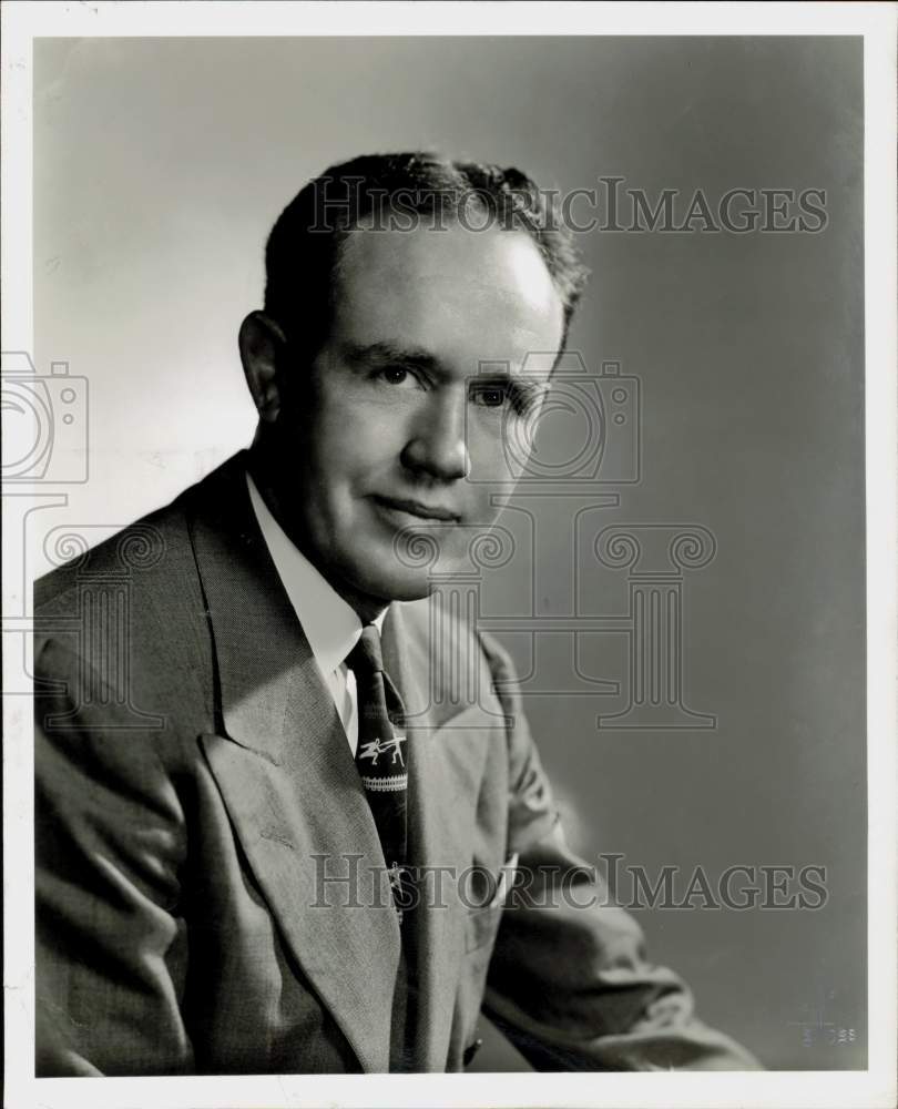 1951 Press Photo Houston Oil Executive Flavy Davis - hpa63213- Historic Images