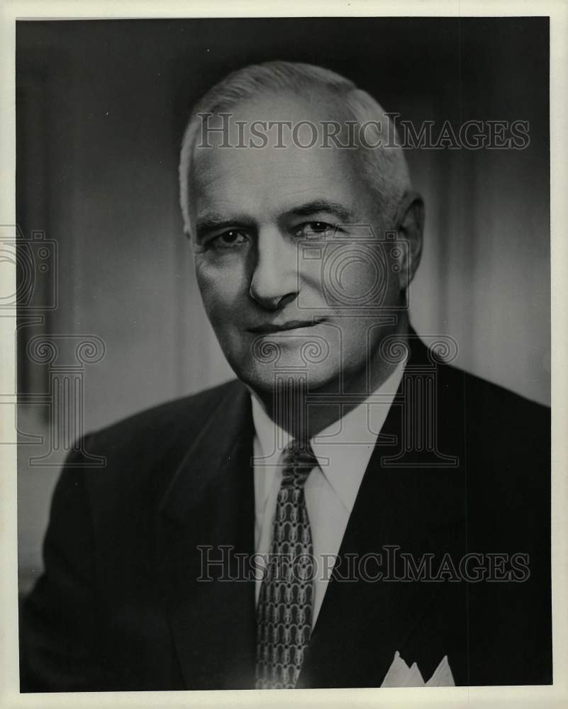 1958 Press Photo Russell Dearmont, Missouri Pacific Railroad President- Historic Images