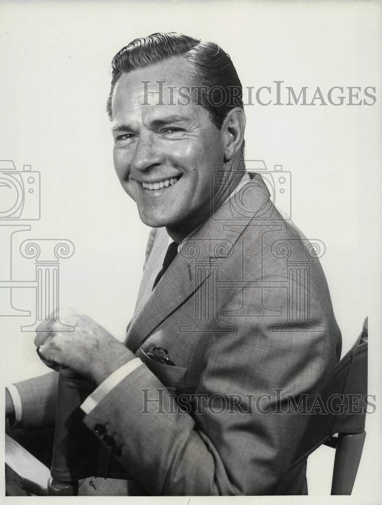 1956 Press Photo Donald Woods stars in &quot;Afternoon Film Festival.&quot; - hpa63506- Historic Images