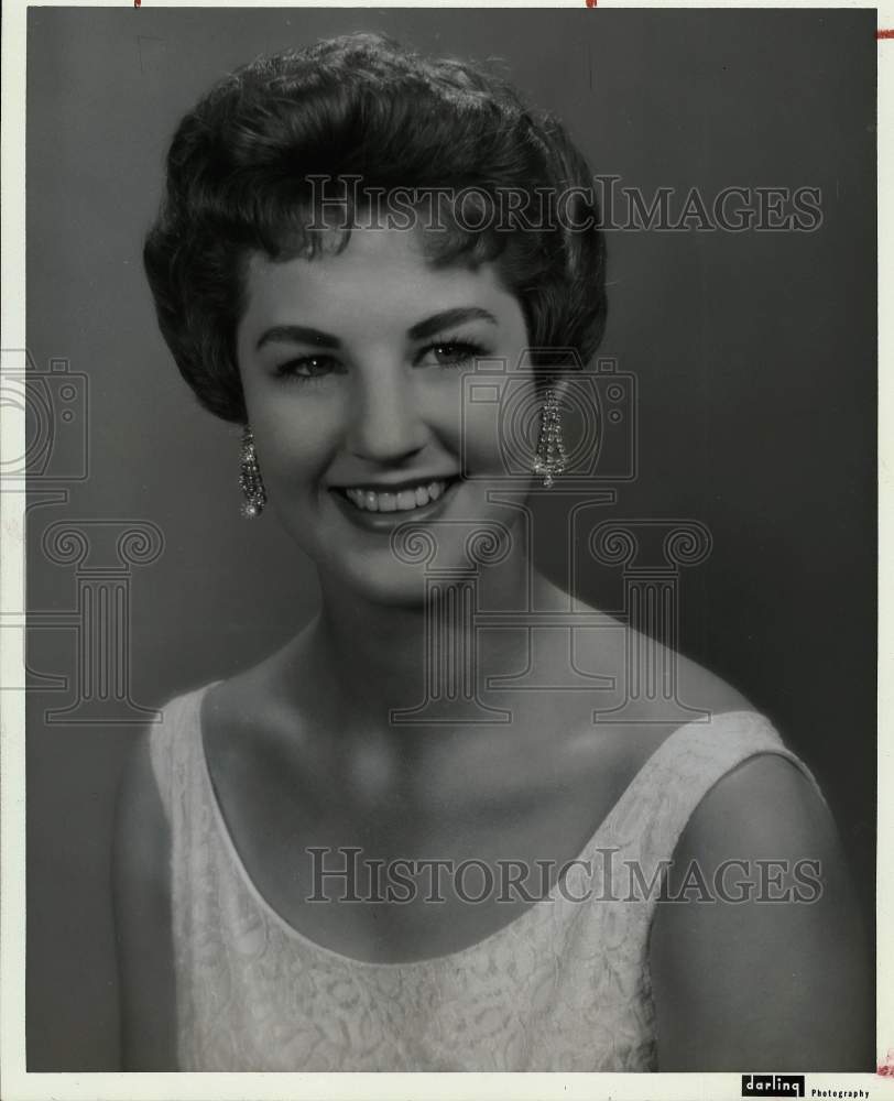 1958 Press Photo Gail Jordan, singer for Ed Sullivan Orchestra. - hpa64659- Historic Images