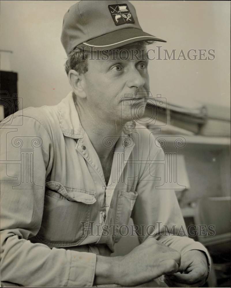 1968 Press Photo Joseph Melton Lavergne, wrongfully identified as a fire victim- Historic Images