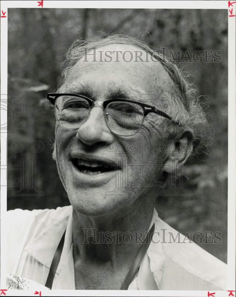 1978 Press Photo Ned Fritz, retired naturalist and Dallas attorney. - hpa65580- Historic Images