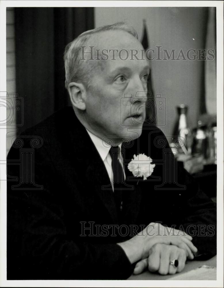 1961 Press Photo J. Edward Day, United States Postmaster General. - hpa66151- Historic Images