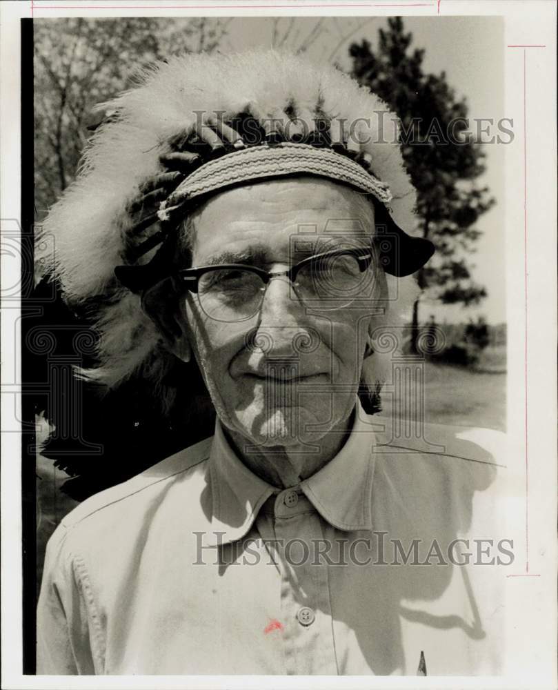 1973 Press Photo Plev Cutler, Liberty Hill Resident - hpa66633- Historic Images