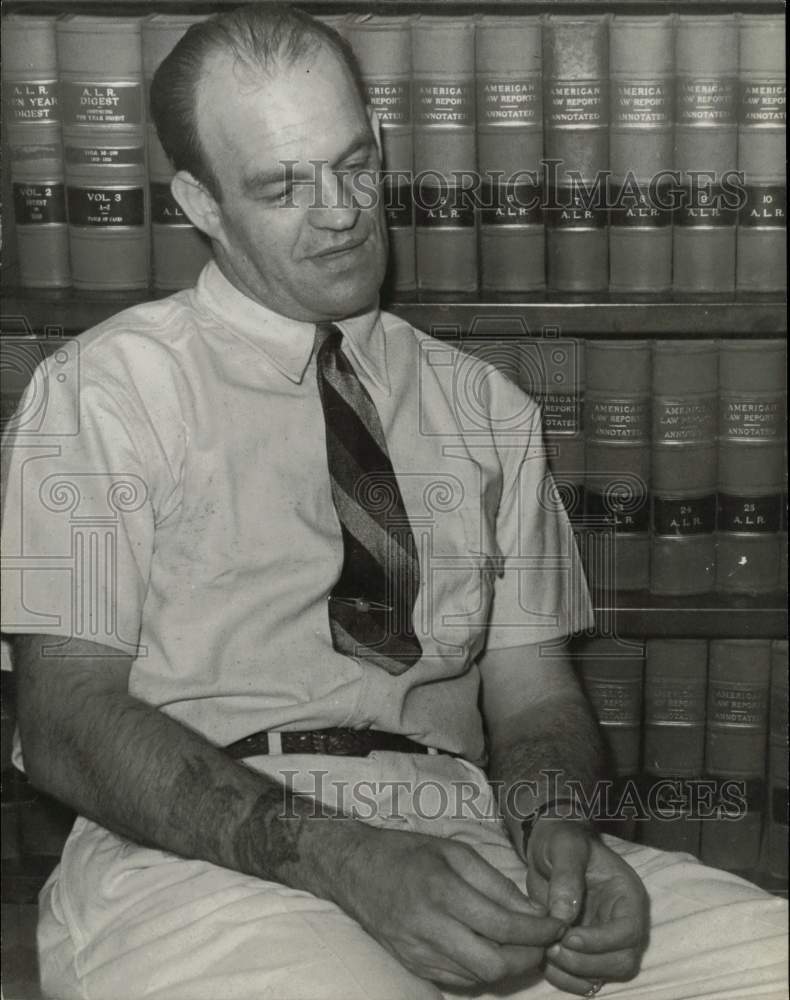 1939 Press Photo Joseph Curran, President of the National Maritime Union.- Historic Images