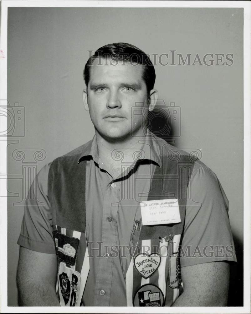 1970 Press Photo Stan Garrett, Deer Park City Council candidate. - hpa66785- Historic Images