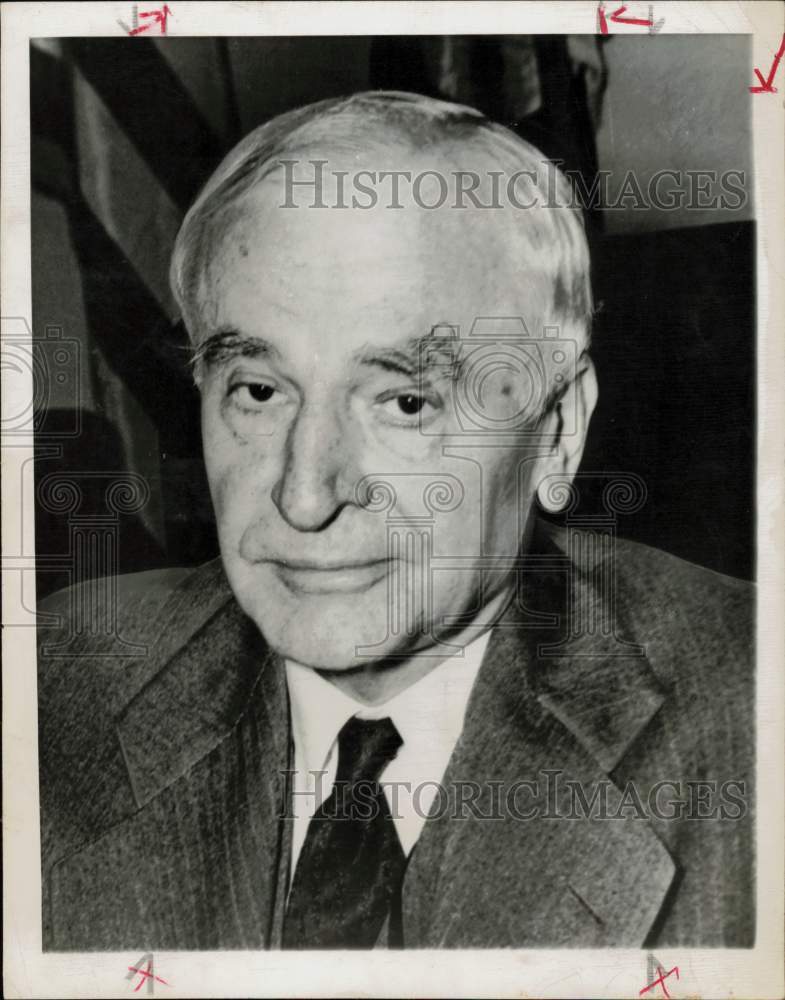 1958 Press Photo Former United States Secretary of State, Cordell Hull- Historic Images