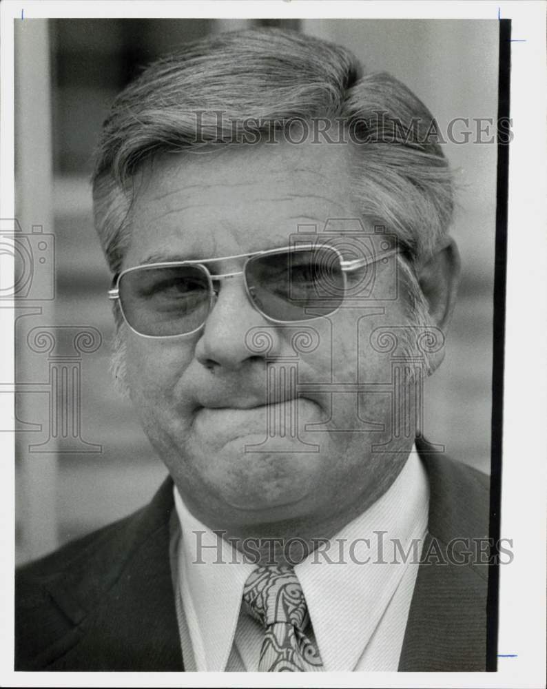 1973 Press Photo Vernon &quot;Groovy&quot; Haynes, chauffeur who sounds like LBJ- Historic Images