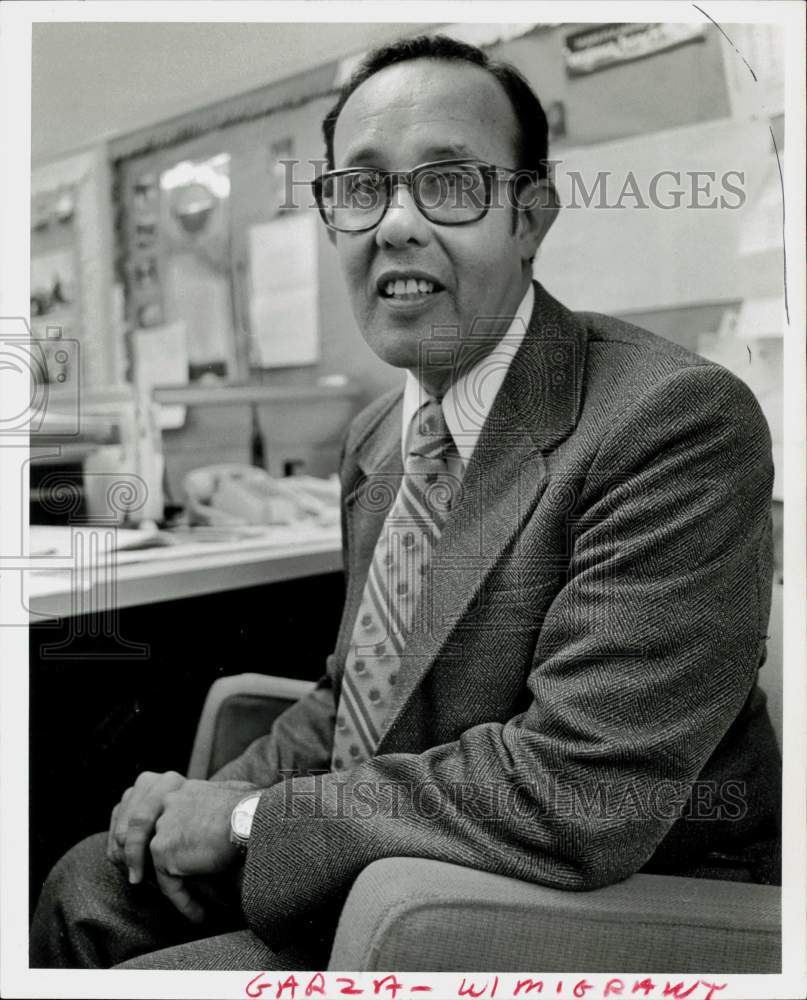 1978 Press Photo Daniel Garza, head of Houston School for Migrant Education- Historic Images