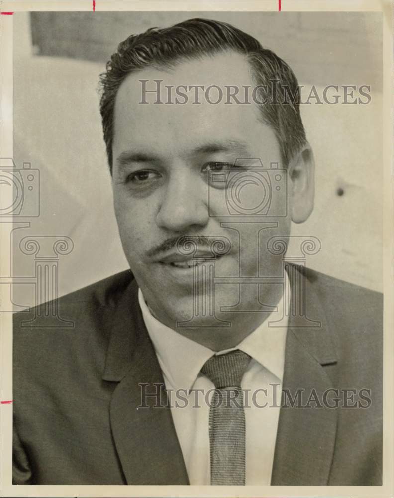 1970 Press Photo Joe Garza, former Harris County Community Action employee- Historic Images