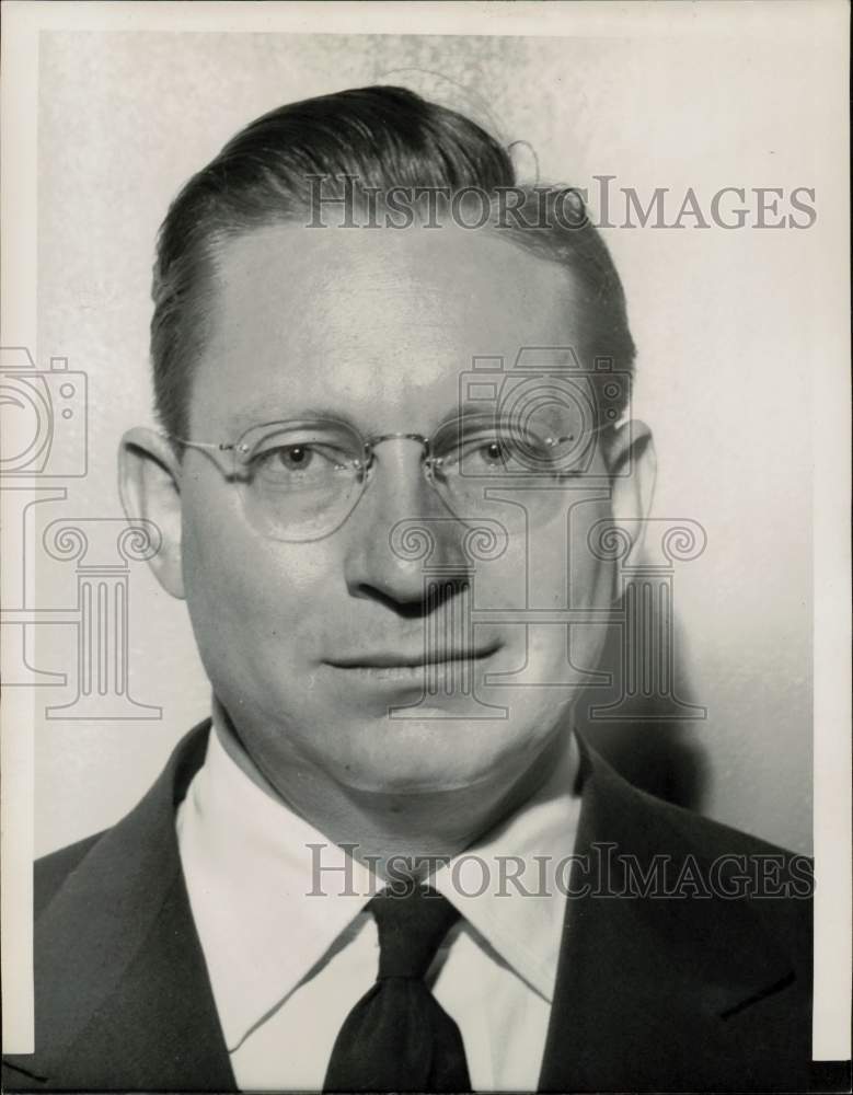 1949 Press Photo Caso March of Waco announces his candidacy for Governor- Historic Images