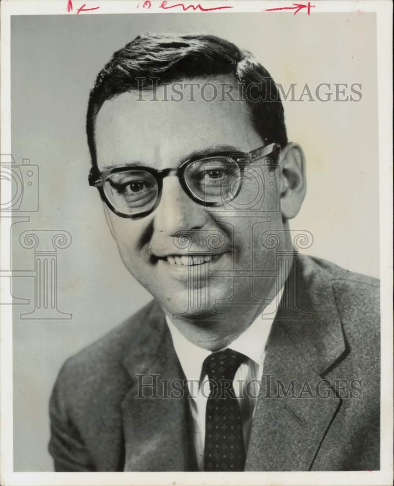 1968 Press Photo Washington columnist Joseph Kraft - hpa69269- Historic Images