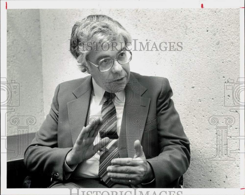 1980 Press Photo New York Psychoanalyst-Author Dr. Herbert J. Freudenberger, TX- Historic Images