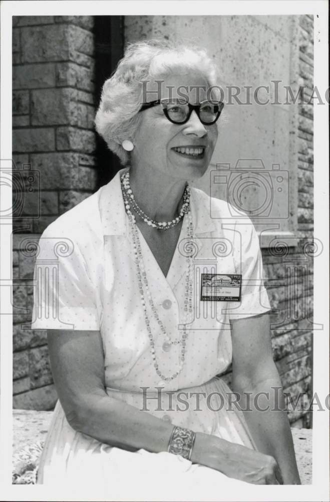 1959 Press Photo Dorothy Gebauer, Dean of Women at University of Texas, Texas- Historic Images