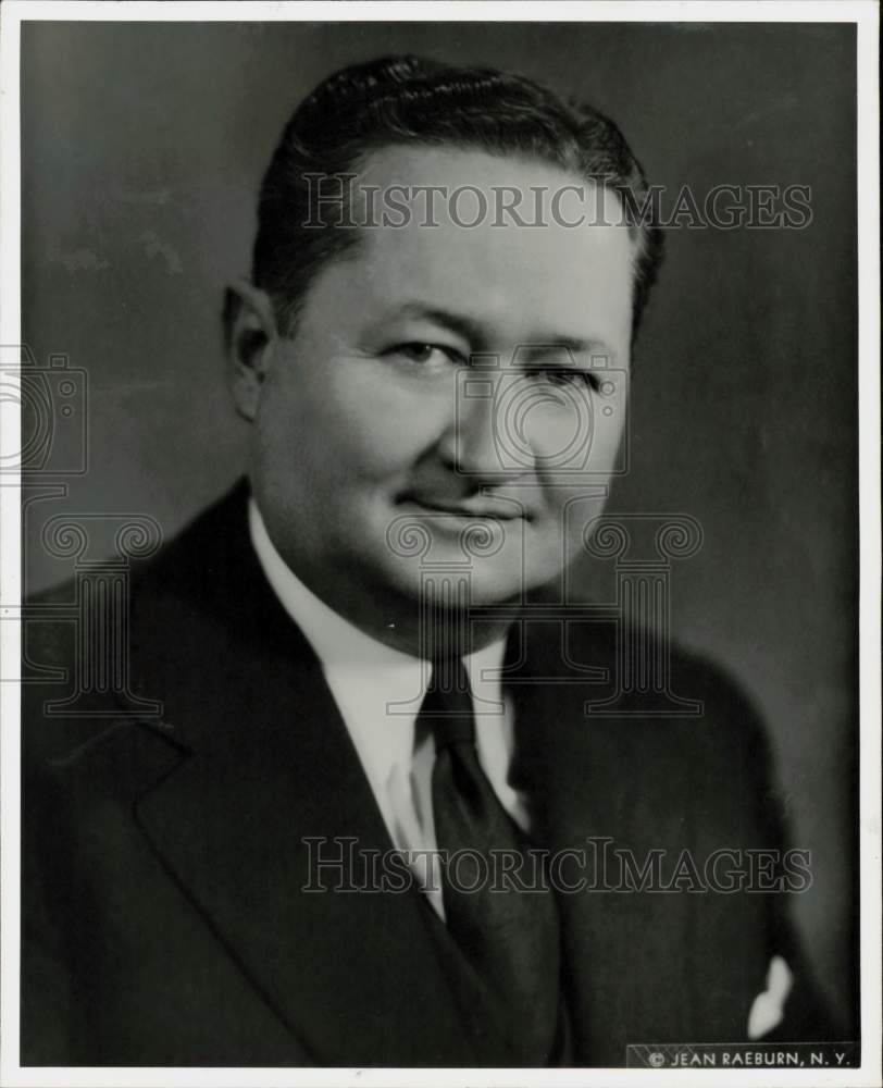 1957 Press Photo James H. Pipkin, Vice President, The Texas Company, Texas- Historic Images