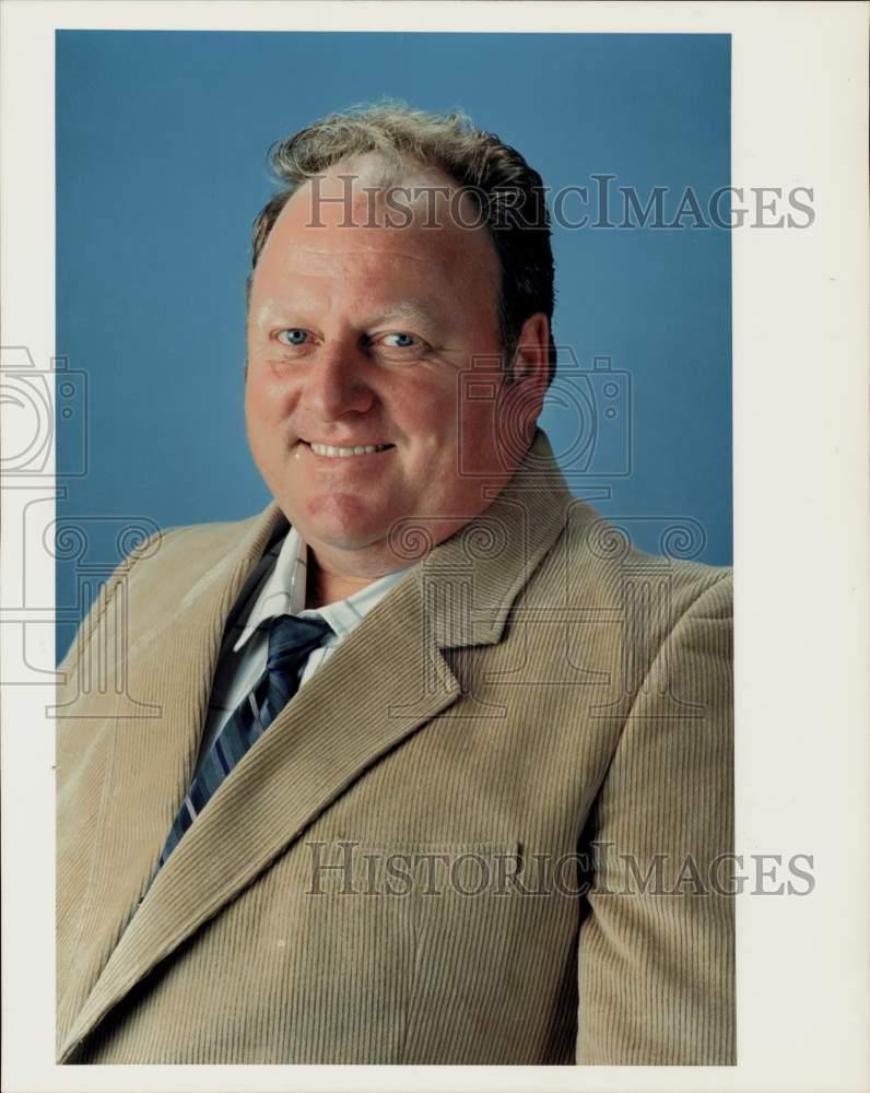 1990 Press Photo Charles George, Libertarian State Representative candidate, TX- Historic Images